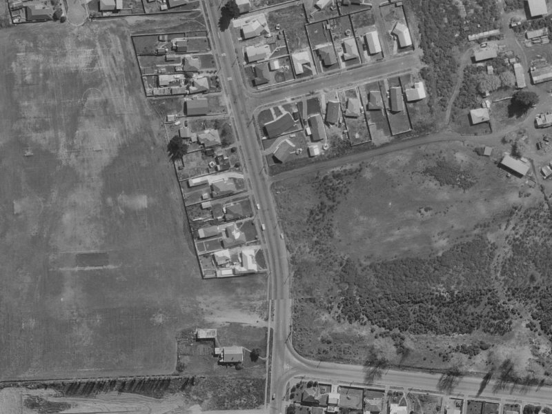 144 Burwood Road from the air, 1970-1974