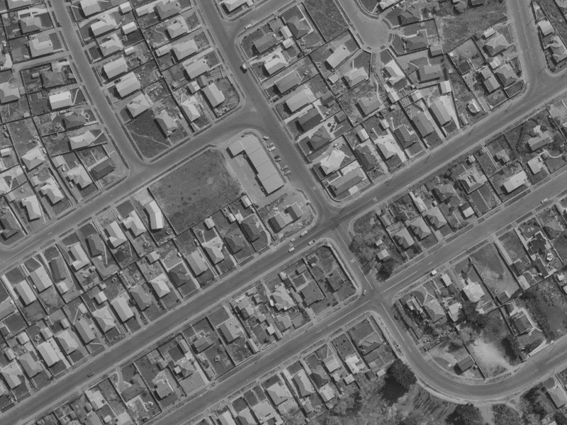 130 Pacific Road from the air, 1970-1974
