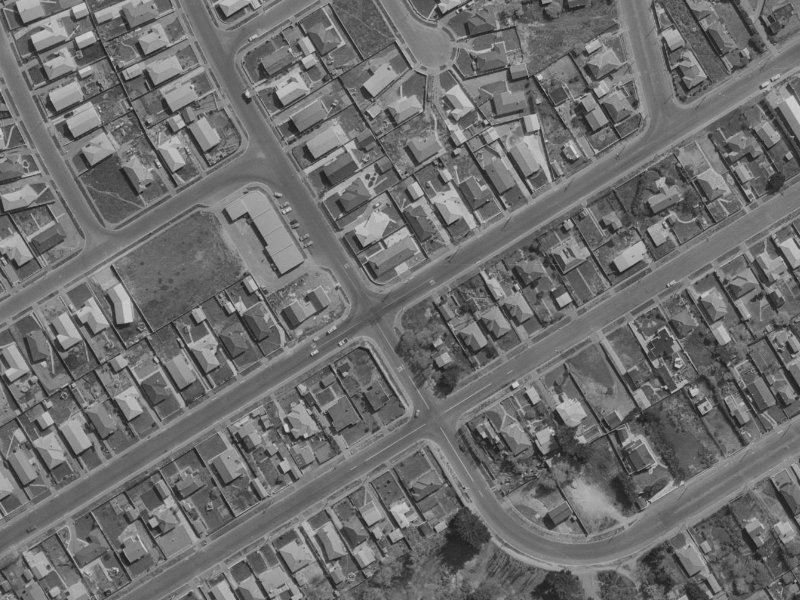 84 Pacific Road from the air, 1970-1974