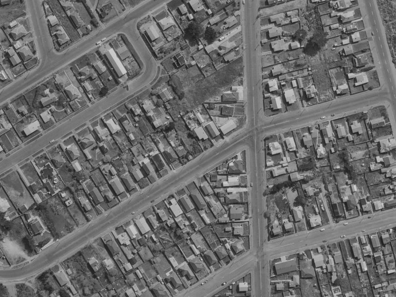 22 Effingham Street from the air, 1970-1974