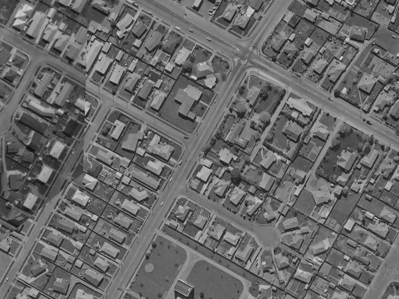 392 Greers Road from the air, 1970-1974