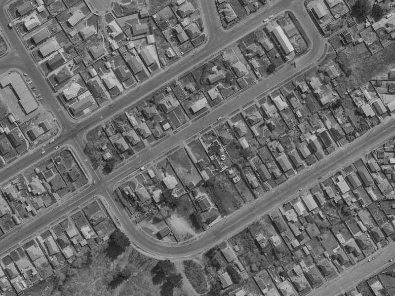 47 Tedder Avenue from the air, 1970-1974