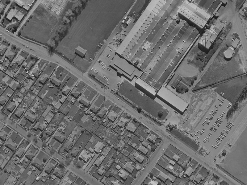 72 Langdons Road from the air, 1970-1974