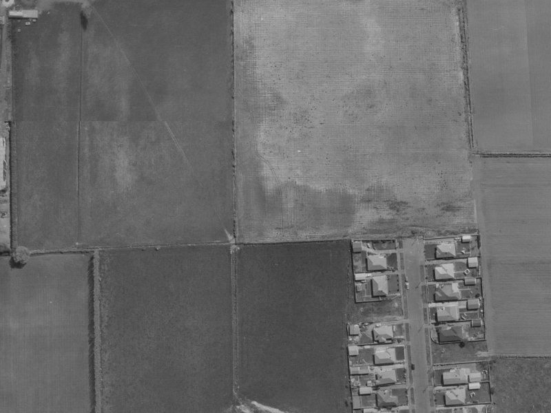 19 Queenswood Gardens from the air, 1970-1974