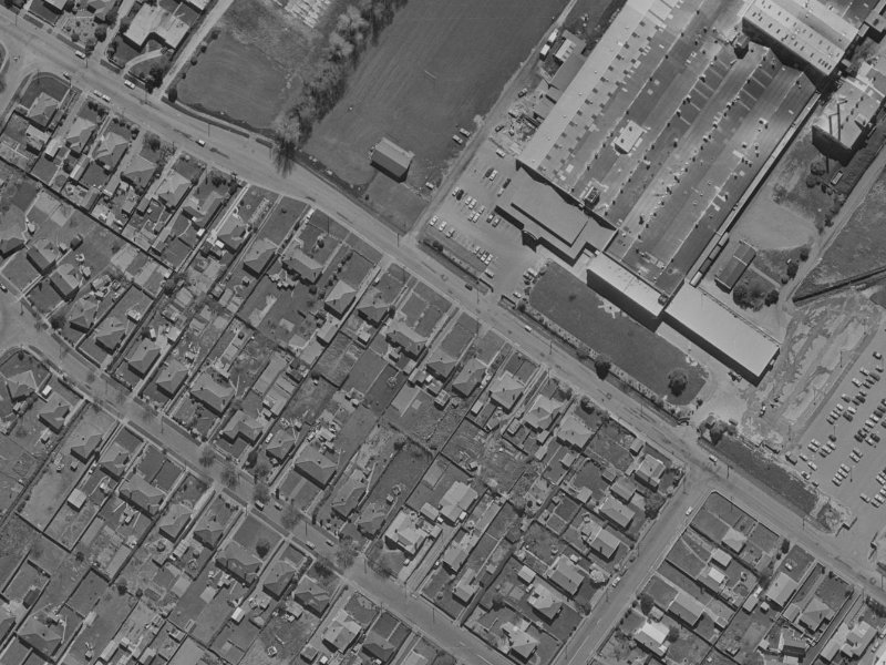 113 Langdons Road from the air, 1970-1974