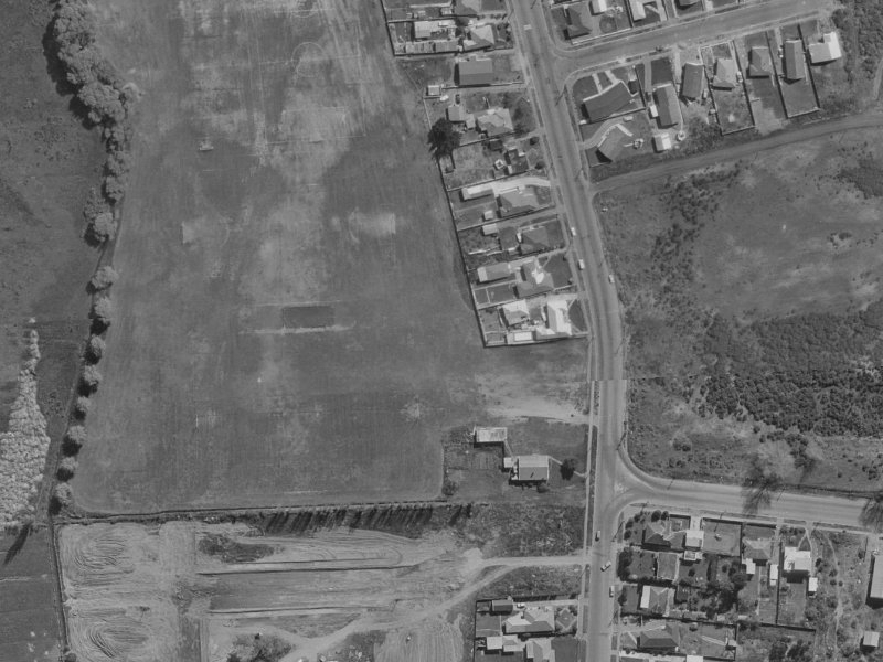 129 Burwood Road from the air, 1970-1974