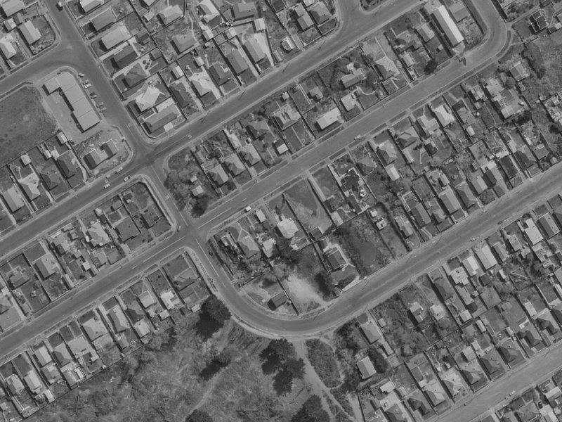 55 Tedder Avenue from the air, 1970-1974