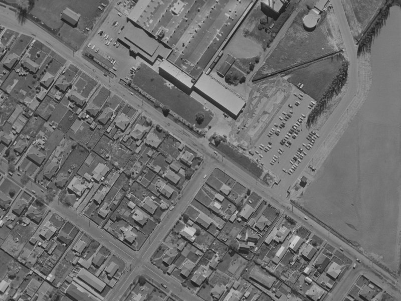 62 Langdons Road from the air, 1970-1974