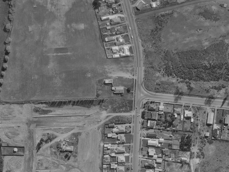 73 Lakewood Drive from the air, 1970-1974
