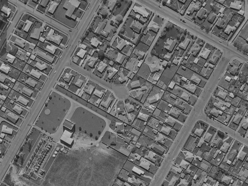 14 Ardmore Place from the air, 1970-1974