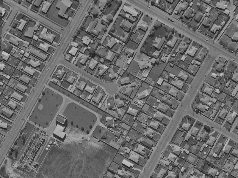 11 Ardmore Place from the air, 1970-1974