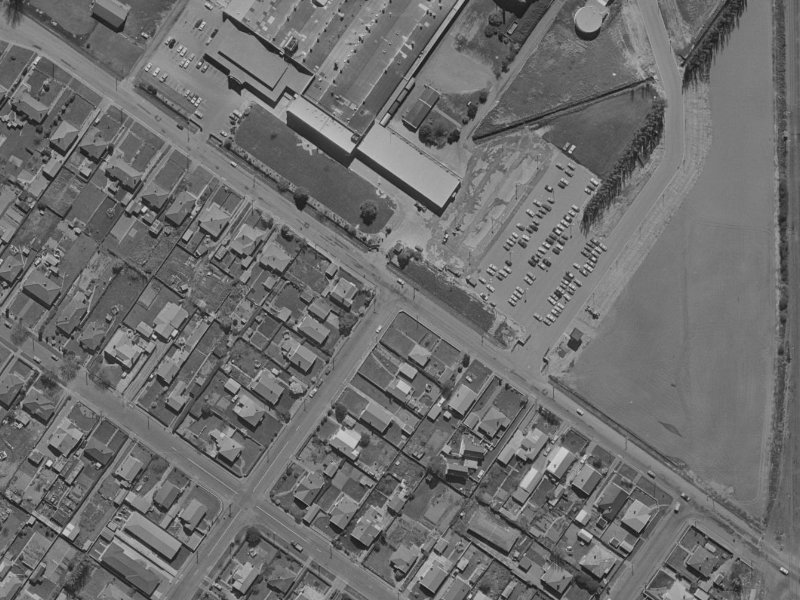 91 Langdons Road from the air, 1970-1974