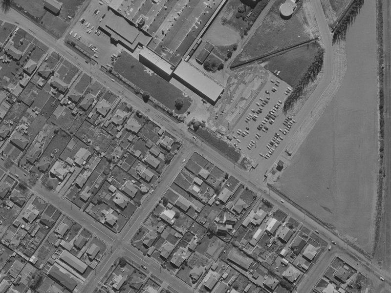 60 Langdons Road from the air, 1970-1974
