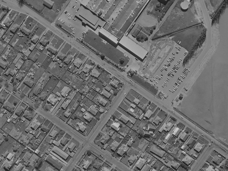 64 Langdons Road from the air, 1970-1974