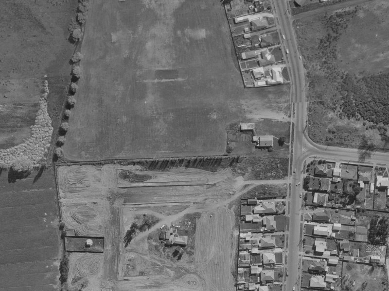 67 Lakewood Drive from the air, 1970-1974