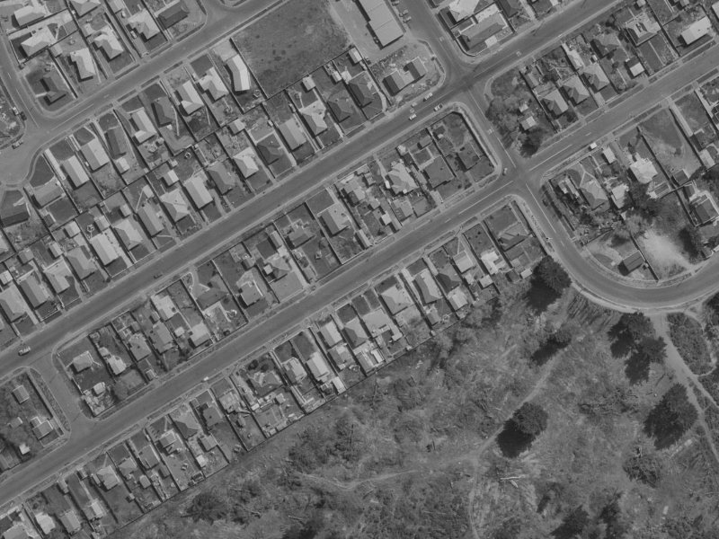 88 Tedder Avenue from the air, 1970-1974