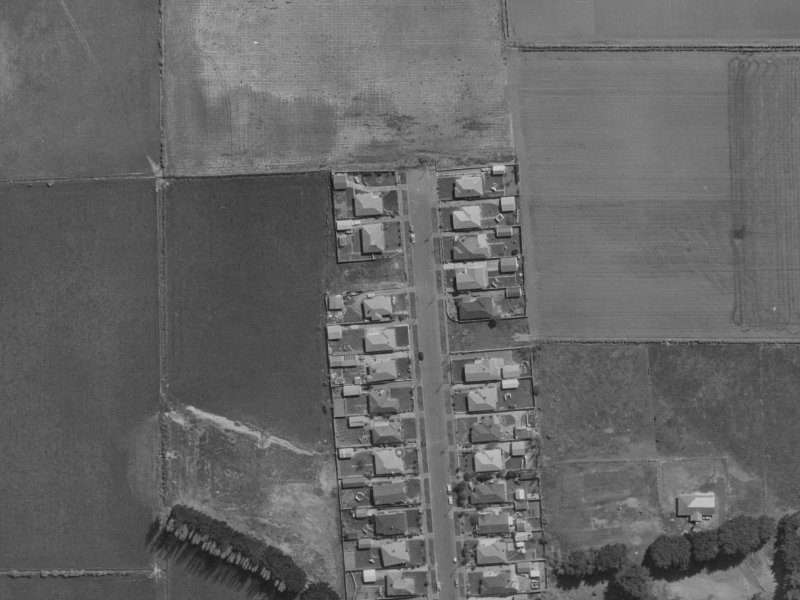 49 Clearbrook Street from the air, 1970-1974