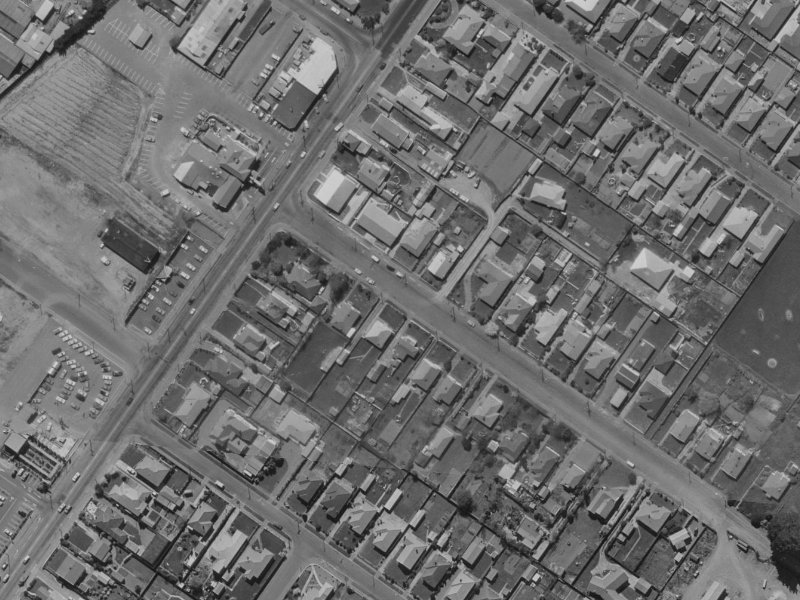 8 Grassmere Street from the air, 1970-1974