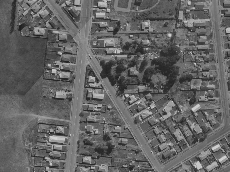 11A Marriotts Road from the air, 1970-1974