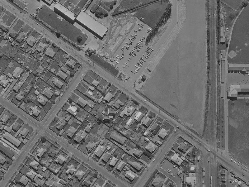 77 Langdons Road from the air, 1970-1974