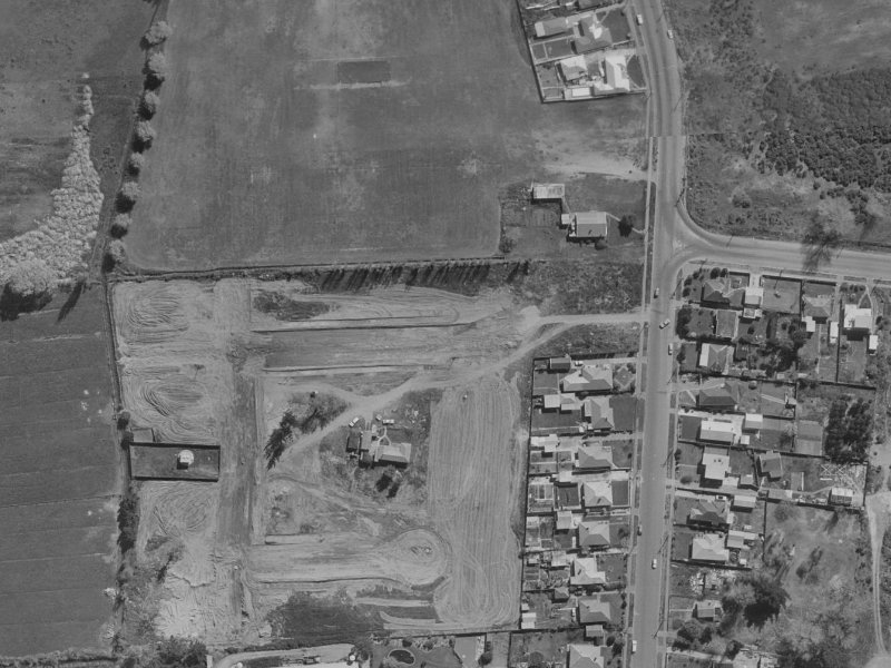 69 Lakewood Drive from the air, 1970-1974