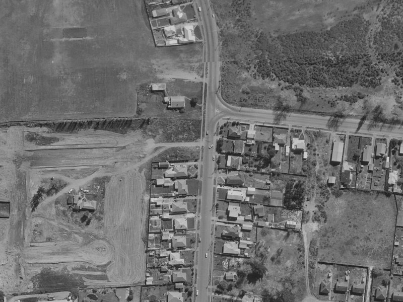121 Burwood Road from the air, 1970-1974