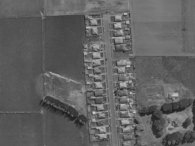 41 Clearbrook Street from the air, 1970-1974
