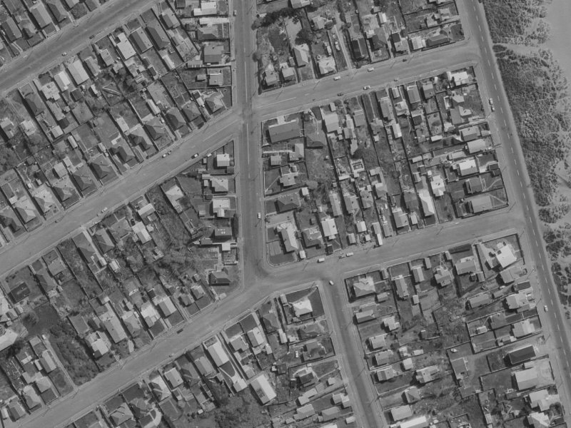 71 Jutland Street from the air, 1970-1974