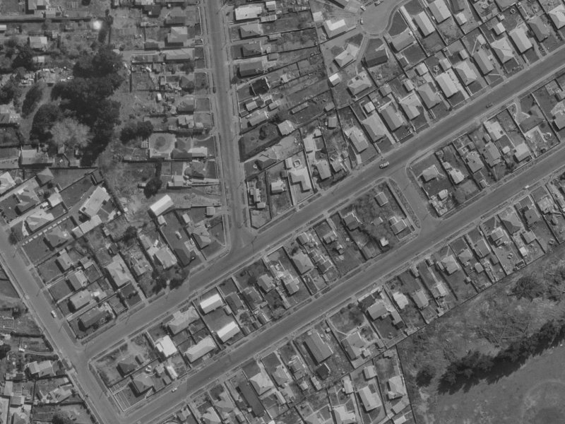 172 Pacific Road from the air, 1970-1974