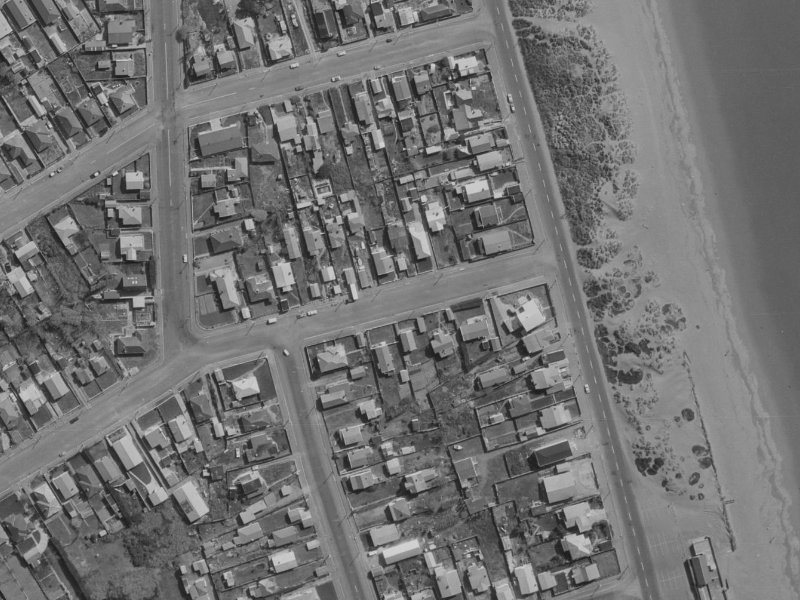 11 Cygnet Street from the air, 1970-1974