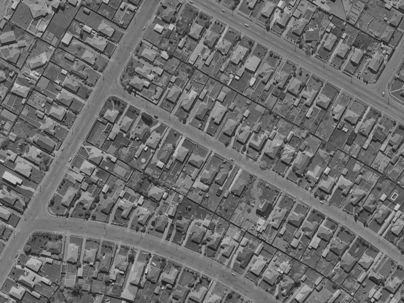 14 Moreland Avenue from the air, 1970-1974