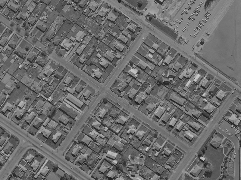 Sails Street from the air, 1970-1974