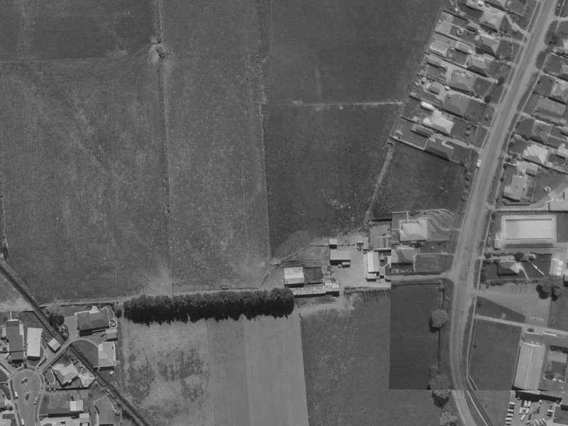 E Ellington Drive from the air, 1970-1974