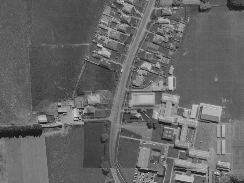 2 East Ellington Drive from the air, 1970-1974