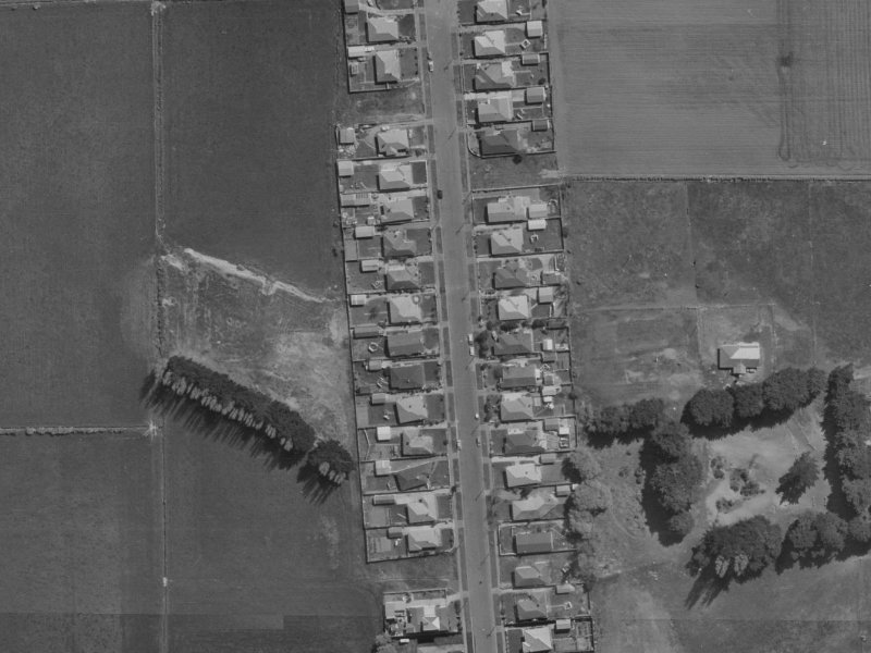 Clearbrook Street from the air, 1970-1974