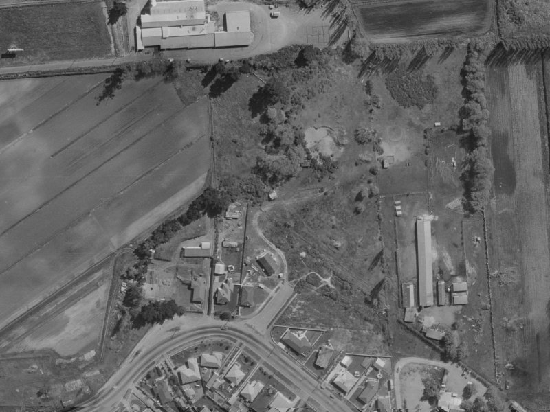 280 Lake Terrace Road from the air, 1970-1974