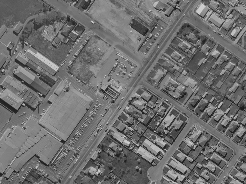 77 Main North Road from the air, 1970-1974