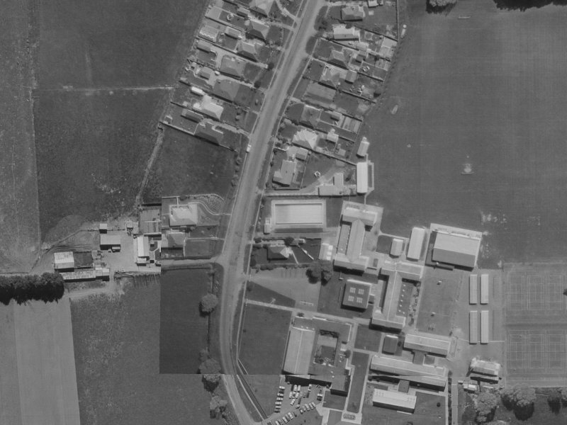 442 Hills Road from the air, 1970-1974