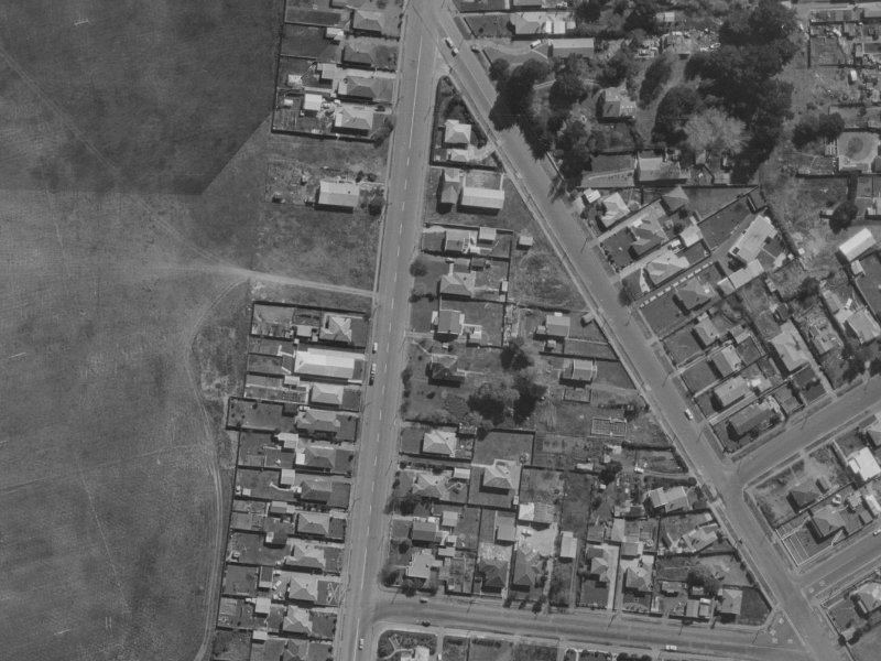 240 Bower Avenue from the air, 1970-1974