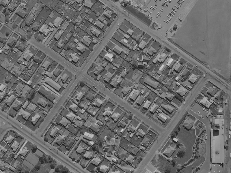 22 Hoani Street from the air, 1970-1974