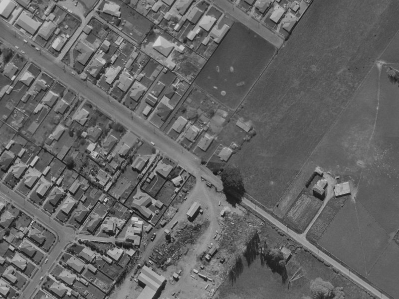 29 Grassmere Street from the air, 1970-1974