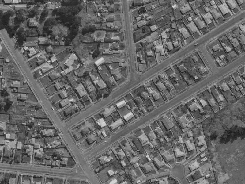 185 Pacific Road from the air, 1970-1974