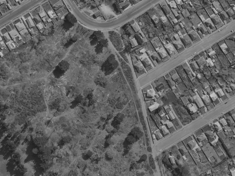 Tully Lane from the air, 1970-1974