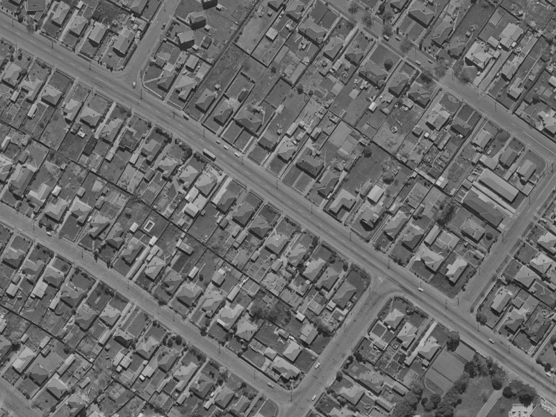 117 Harewood Road from the air, 1970-1974