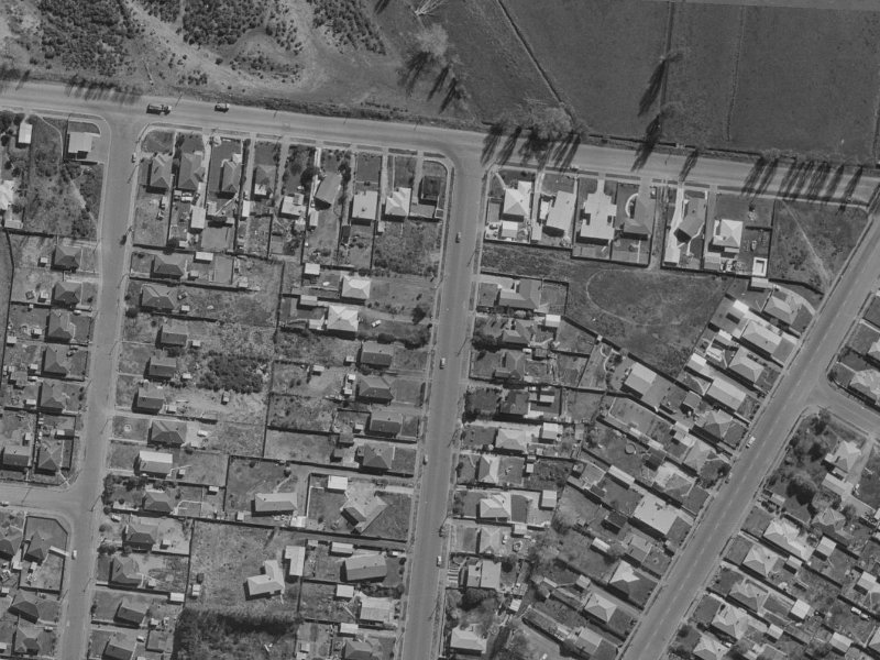 49 Parnwell Street from the air, 1970-1974