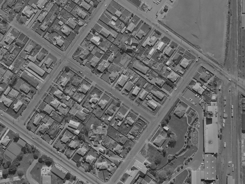 16 Hoani Street from the air, 1970-1974