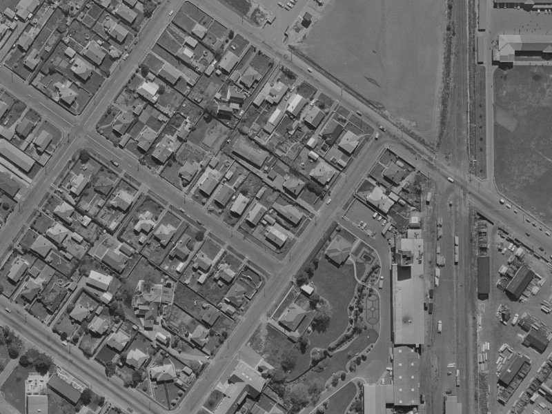 71 Langdons Road from the air, 1970-1974