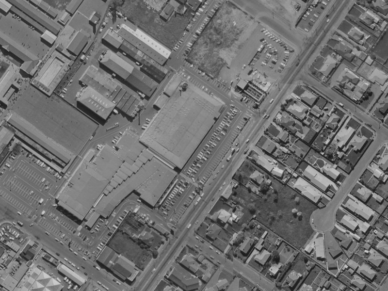 71U Main North Road from the air, 1970-1974