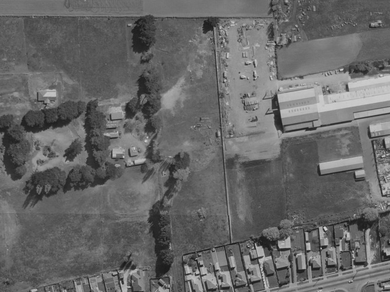 14 Palm Drive from the air, 1970-1974