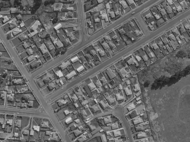 150 Tedder Avenue from the air, 1970-1974